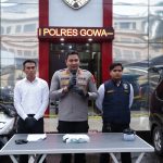 Kapolres Gowa Pimpin Konferensi Pers, 7 Pelaku Sindikat Curanmor Lintas Kabupaten Diamankan