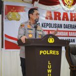Kapolda Sulsel Berikan Pengarahan kepada Personel Polres Luwu Utara, Tekankan Profesionalitas dan Disiplin Anggota