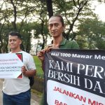 Jari Cita Gelar Aksi 1000 Mawar Merah Putih ” Percaya BGN Jalankan MBG Bebas dari Korupsi “