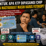 Untuk Apa KTP Dipasangi Chip Jika Masyarakat Masih Harus Fotokopi ? Saatnya Integrasikan E-KTP Untuk Bantuan Sosial, Kesehatan, Pendidikan, Dan Seluruh Layanan Publik