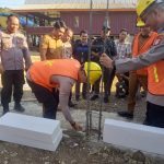 Batu Pertama Bedah Rumah di Polut, Polres Takalar Hadirkan Harapan untuk Keluarga Buruh Harian
