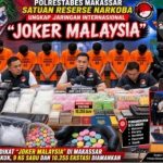 Tim Satuan Resnarkoba Polrestabes Makassar, Berhasil Membongkar Jaringan Peredaran Narkotika Internasional Dengan Sebutan “Joker Malaysia” dan Mengamankan 7 Orang Tersangka