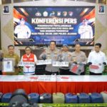 Polda Sulsel Gelar Konferensi Pers Penegakan Hukum Penyalahgunaan BBM Bersubsidi