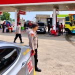Patroli Pagi, Polsek Pattallassang Sisir SPBU hingga Pusat Aktivitas Warga